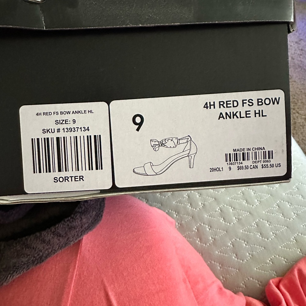 Torrid Red Ankle Wrap Heels - Picture 2 of 3